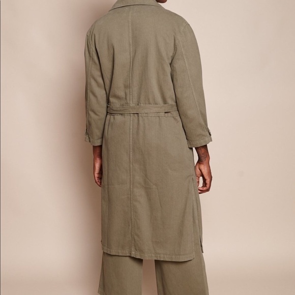 First Rite Shop Coat in Olive - Picture 3 of 3